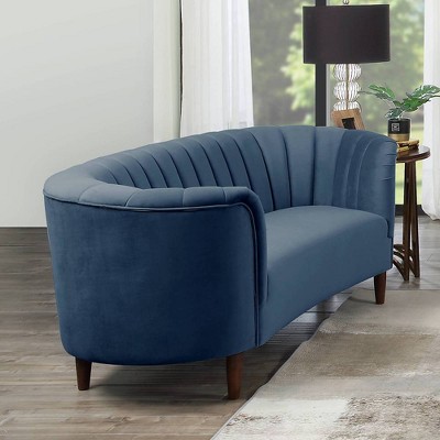 81&#34; Millephri Sofa Blue Velvet - Acme Furniture