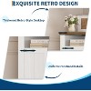 Corner Storage Cabinet, Corner Coffee Bar for Bathroom, Kitchen, Living Room - 3 of 4
