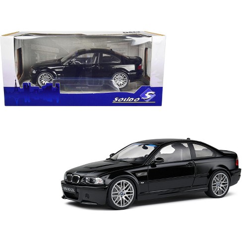 2003 BMW E46 CSL Black 1/18 Diecast Model Car by Solido