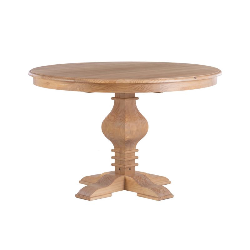 Doherty Traditional Round Dining Table Rustic Honey - Powell, 4 of 9