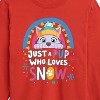Boys' - Paw Patrol - Just A Pup Who Loves Snow Long Sleeve Graphic T-Shirt - 2 of 4