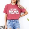 Simply Sage Market Women's Mama Topped With Flowers Short Sleeve Garment Dyed Tee - 2 of 3