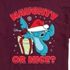 Men's - Lilo and Stitch - Naughty Or Nice Short Sleeve Graphic T-Shirt - 2 of 4