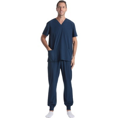 Just Love Men’s 2-Piece V-Neck Scrub Set (Top & Pant) – Medical Uniform