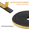Unique Bargains Solid EPDM Rubber Weather-Proof DIY Gasket Protection Seal Strips - 3 of 4