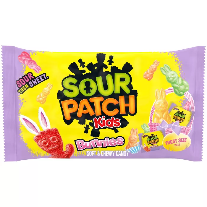 Sour Patch Kids Easter Bunnies Bag Treat Size - 7.9oz : Target