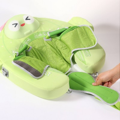Mambobaby Sunny Navigator Baby Pool Float with Canopy Novelty Float - Cactus Bloom Green