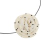 Unique Bargains Women's Rose Flower Adjustable Choker Necklace Black 1 Pc - 4 of 4