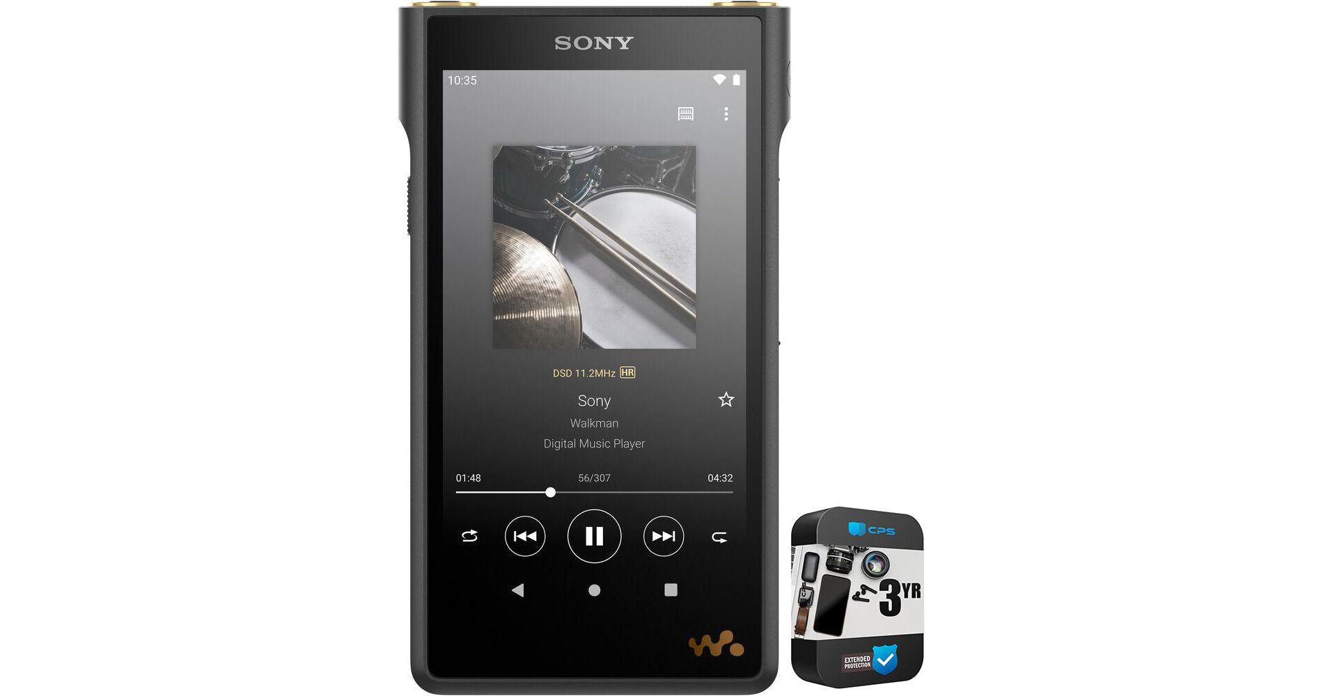 Sony Walkman High Resolution Digital Music Player Black w/ 3 Year Warranty