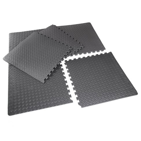 Cap Barbell Anti microbial Puzzle Gym Floor Mat Black 6pc Target