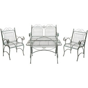 Leah 4 Piece Set - Indoor/Outdoor - PAT5000 - Safavieh - 1 of 4
