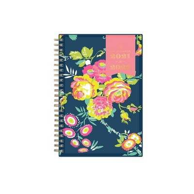 2021-22 Academic Planner 5"x8" Flexible Clear Pocket Cover Wirebound Weekly/Monthly Peyton Navy - Day Designer