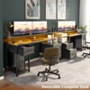 Besiost 59-In Computer Desk with Charging Station for Home Office - 2 of 4