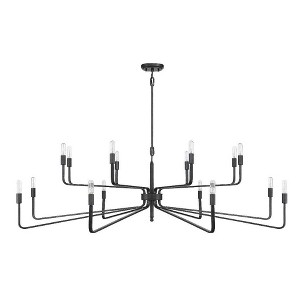 Savoy House Salem 16 - Light Chandelier in  Forged Iron - 1 of 2