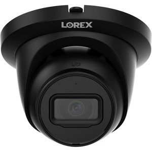 Lorex IP Wired Dome Security Camera with Listen-In Audio and Smart Motion Detection E842CDB Black - 1 of 4