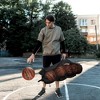 Heavy Duty XL Basketball Mesh Equipment Ball Bag w/Shoulder Strap Design for Coach with 2 Front Pockets - 4 of 4