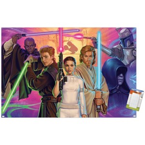 Trends International Star Wars: Attack of the Clones By Monica M. Magaña Unframed Wall Poster Prints - 1 of 4
