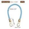 Unique Bargains PU Leather Braided Fashion Women's Handbag Purse Strap 2 Pcs - 2 of 4