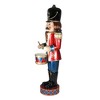 Northlight 60.5" Red and Black LED Animated Musical Drumming Christmas Nutcracker - image 3 of 3