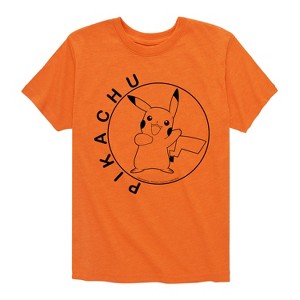 Boys' - Pokémon - Happy Pikachu Short Sleeve Graphic T-Shirt - 1 of 4