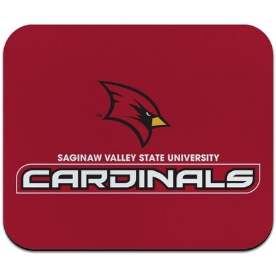 Saginaw Valley State Cardinals Logo Low Profile Thin Mouse Pad