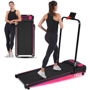 FIONECA Under Desk Foldable Treadmill with Incline & Dual Speed Control, 2.5HP, 300 LB Capacity - 1 of 4