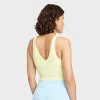 Women's Flex Light Support Rib V-Neck Crop Sports Bra - All In Motion™ - image 2 of 4