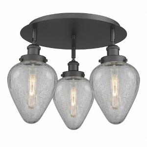 Geneseo - 3 Light Flush Mount In Industrial Style-9.5 Inches Tall and 17.75 Inches Wide - 1 of 1