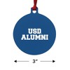 University of San Diego Alumni Aluminum Holiday Christmas Tree Ornament - 3 of 4
