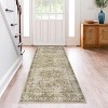 Vintage Area Rugs for Living Room, Washable Carpet Indoor Non Slip Large Area Rugs, Soft Low Pile Rug Foldable Floor Rug - 2 of 4