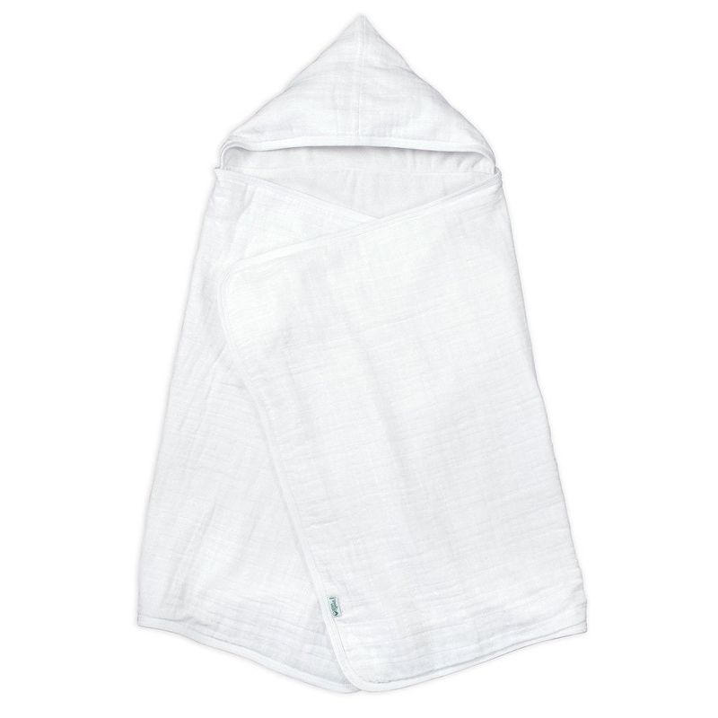Muslin Hooded Towel made from Organic Cotton, 1 of 3