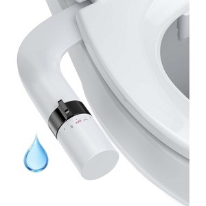 Garvee Mechanical Bidet Attachment, Bidet Attachment for Toilet, Toilet Bidet with Dual Self-Cleaning Nozzles, Rear and Feminine Wash - 1 of 4