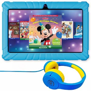 Contixo V8 Kids 7" Tablet with 50 Disney eBooks, 32GB and Android 11, IPS screen with Headphones (2024) - 1 of 4