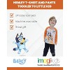 Bluey T-Shirt and French Terry Jogger Pants Outfit Set Toddler Sizes (12 Months - 10-12) - 3 of 4