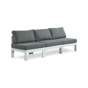 Meridian Furniture,Nizuc Water Resistant Fabric Outdoor Patio Modular Sofa - 1 of 4