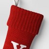 Knit Monogram Christmas Stocking Red - Wondershop™ - 3 of 3