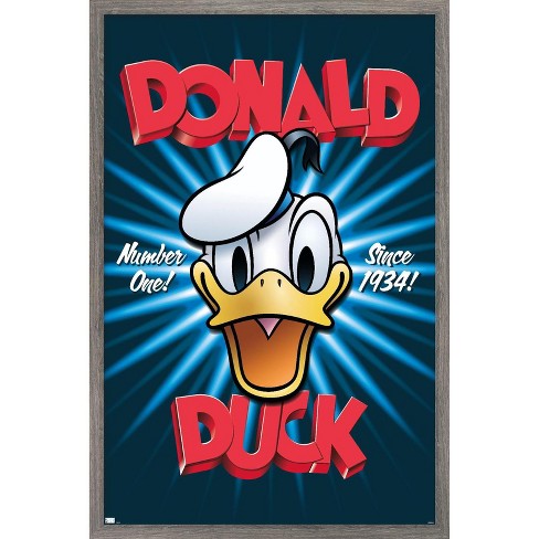 Trends International Disney Donald Duck - Number One Framed Wall Poster Prints - image 1 of 4