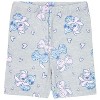 Disney Lilo and Stitch Girls Ruffle Hem T-Shirt and Biker Shorts 2-Piece Set - Off-White, 5 - 3 of 4