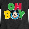 Girls' - Disney - Oh Boy Fitted Short Sleeve Graphic T-Shirt - image 2 of 4