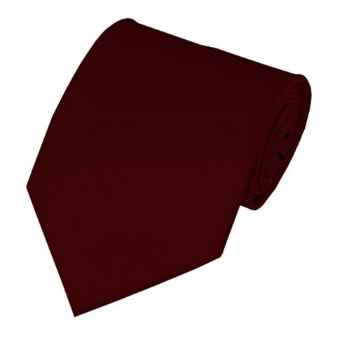 Wide Dark Red Tie