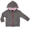 Yoga Sprout Baby and Toddler Girl Cotton Hoodie, Bodysuit or Tee Top, and Pant, Medallion Baby - 2 of 4