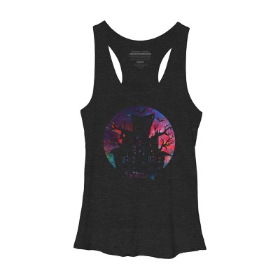 Women's Design By Humans Halloween home By durungkapok Racerback Tank Top