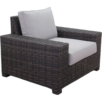 Courtyard Casual St Lucia Club Chair Alum Frame Grade A Vietnam Olefin