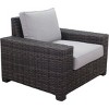 Courtyard Casual St Lucia 3 pc Chat Set  Includes:  Two Club Chairs and One Corner End Table - 4 of 4