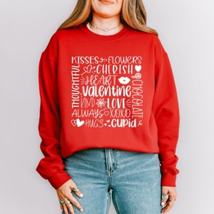 Simply Sage Market Valentine Collage Sweatshirt - 1 of 4