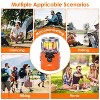 APG"2000W 2-in-1 Camping Stove & Tent Heater, Portable Outdoor Gas Stove with 3 Modes, 360° Heating"Orange - 3 of 4