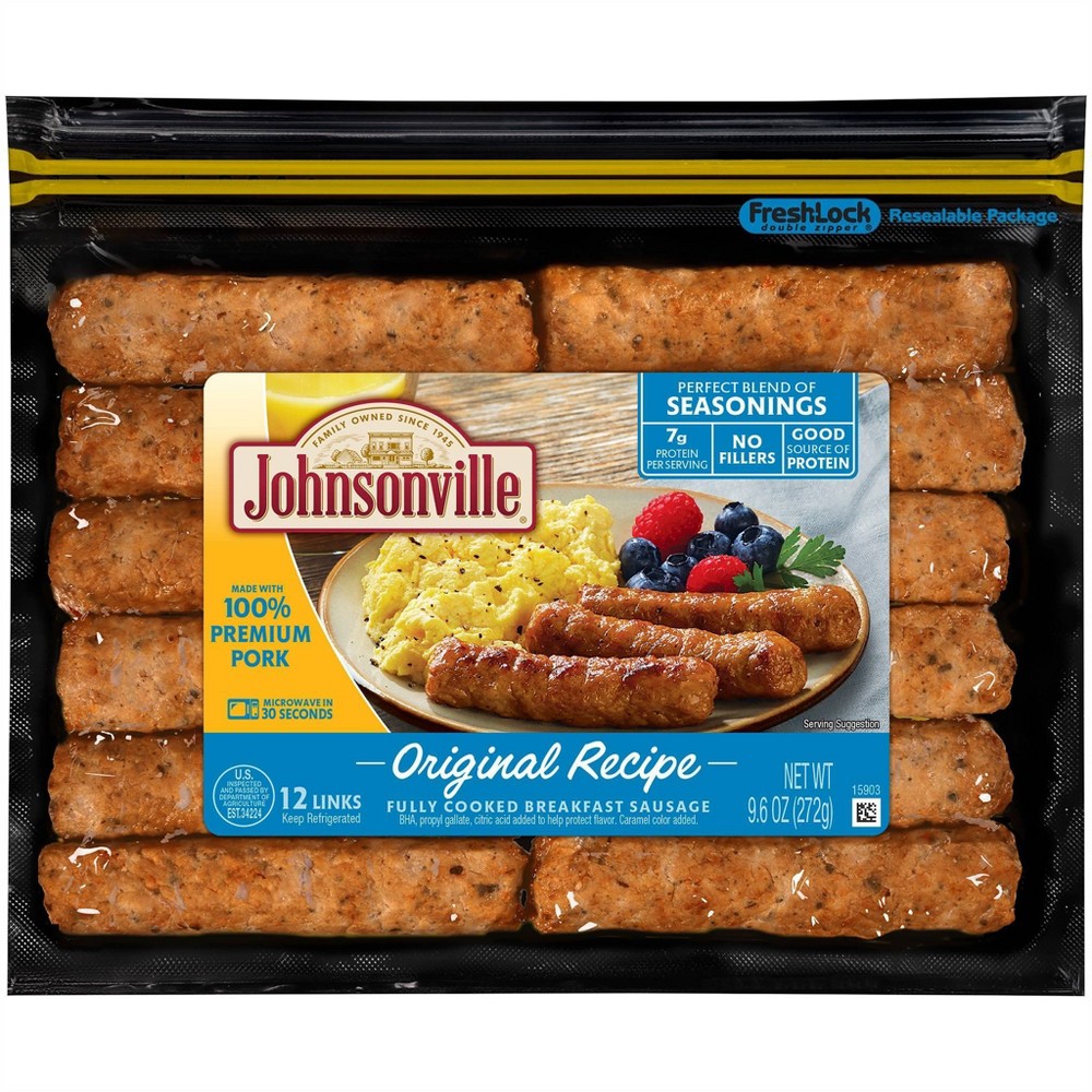UPC 077782030570 Johnsonville Fully Cooked Original Sausage Links