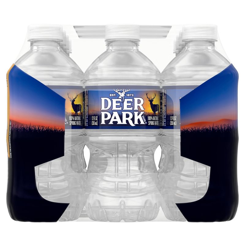 Deer Park Brand 100% Natural Spring Water - 12pk/12 fl oz Bottles, 5 of 10