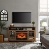TV Media Stand with Electric Fireplace KD Inserts Heater - 4 of 4