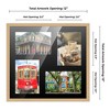 PosterPalooza | Natural Finish Collage Frame - Black Mat, 20 Frame Sizes to Choose From, UV Acrylic - 2 of 4